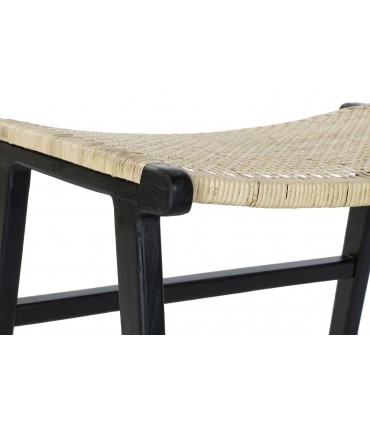 Descalzadora Teca 65x47x40 cm negro