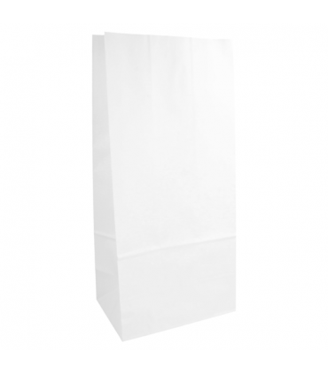 BOLSA SOS SIN ASAS 15+10X32 CM BLANCO