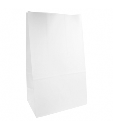 BOLSA SOS SIN ASAS 22+14x37 CM BLANCO