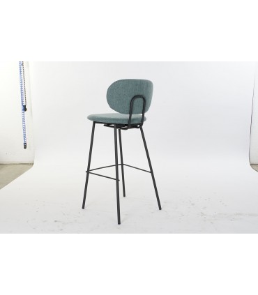 Taburete poliéster verde 50x46x101 cm