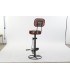 Taburete metal piel bici 45x46xx118 cm