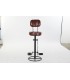 Taburete metal piel bici 45x46xx118 cm