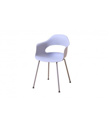 Silla polipropileno gris