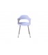 Silla polipropileno gris