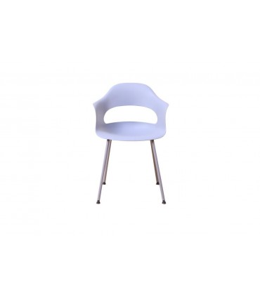 Silla polipropileno gris