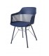 Silla polipropileno azul marino
