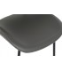 Silla PU gris 57x57x77 cm