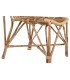 Silla ratán bambú 47x61x84 cm