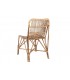 Silla ratán bambú 47x61x84 cm