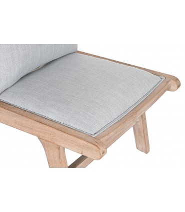 Butaca gris claro 57x85x71,5 cm
