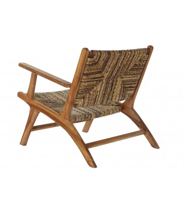 Butaca teca fibra 70x78x68 cm