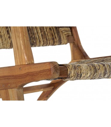Butaca teca fibra 70x78x68 cm