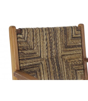Butaca teca fibra 70x78x68 cm