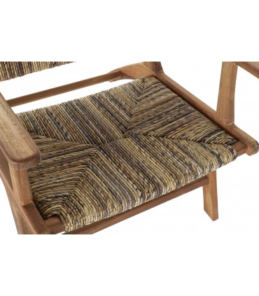 Butaca teca fibra 70x78x68 cm