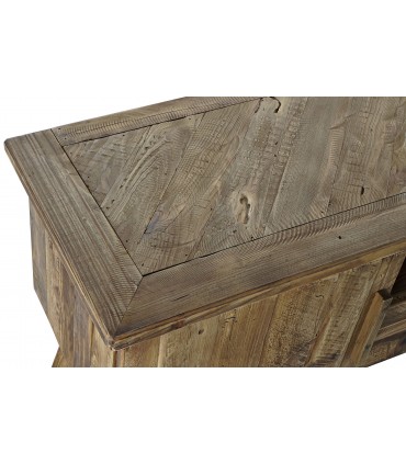 Mueble TV madera reciclada 180x45x60 cm