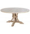 Mesa comedor madera maciza 150x150x76 cm