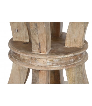 Mesa comedor madera maciza 150x150x76 cm