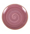 PLATO POSTRE GOURMET PURPLE 21x2.2cm