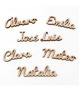 Nombre personalizado para plato