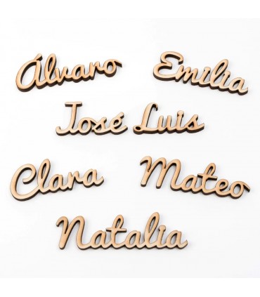 Nombre personalizado para plato