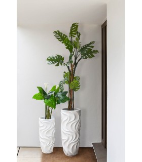 Planta Lirio PE de agua verde 50x50x100 cm