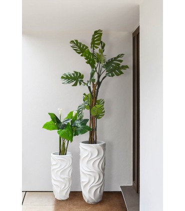 Planta Lirio PE de agua verde 50x50x100 cm