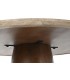 Mesa madera de mango y mármol 120x120x79 cm