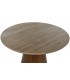 Mesa madera de mango y mármol 120x120x79 cm