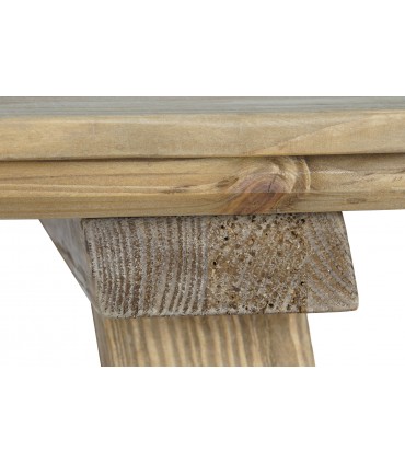 Mesa madera pino reciclado 200x100x76 cm