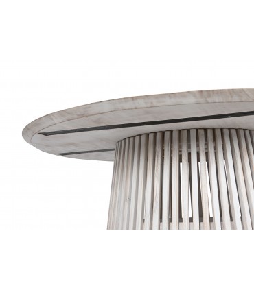 Mesa redonda comedor mindi 150x150x75 cm