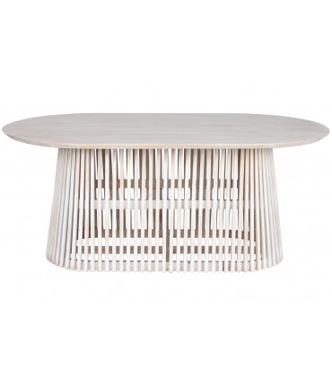Mesa ovalada mindi 180x100x75 cm