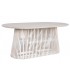 Mesa ovalada mindi 180x100x75 cm
