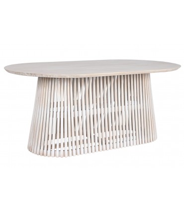 Mesa ovalada mindi 180x100x75 cm