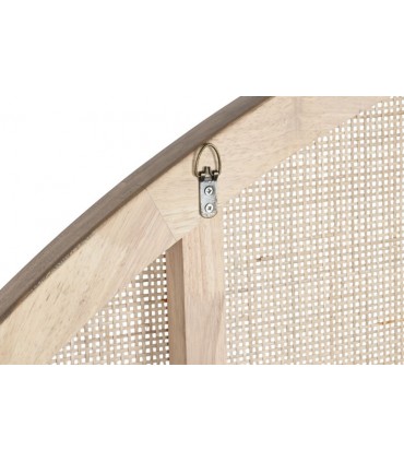 Cabecero cama rubberwood ratán 180x3,5x120 cm