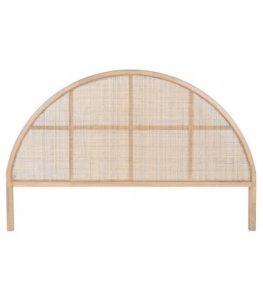 Cabecero cama rubberwood ratán 180x3,5x120 cm