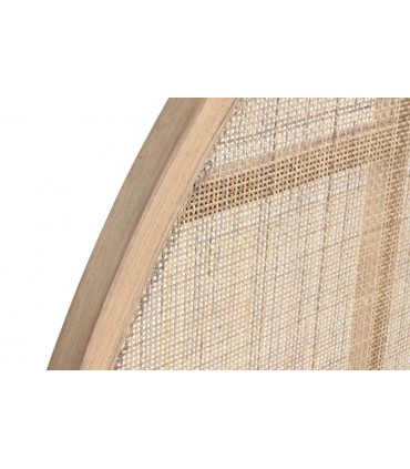 Cabecero cama rubberwood ratán 180x3,5x120 cm