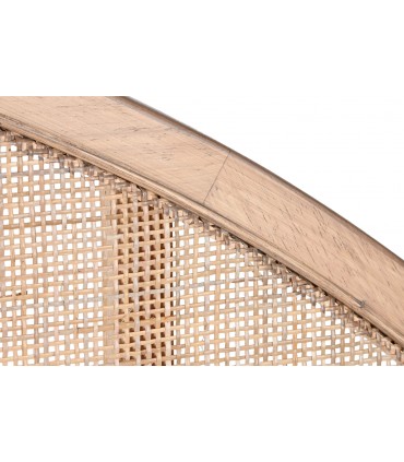 Cabecero cama rubberwood ratán 180x3,5x120 cm