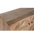 Buffet acacia metal 145x40x80 cm