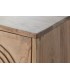 Buffet acacia metal 145x40x80 cm