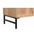 Buffet acacia metal 145x40x80 cm