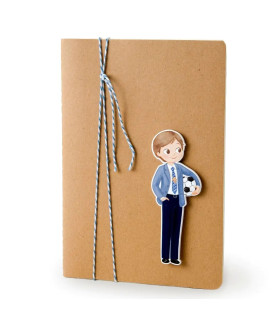 Libreta Kraft niño de comunión