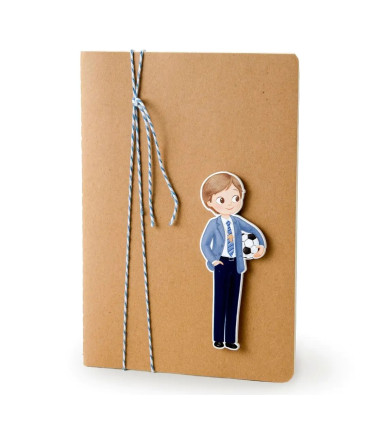 Libreta Kraft niño de comunión