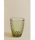 Vaso tallado Virginia verde 25 CLS