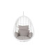 Sillón colgante ratan blanco