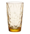 VASO DIAMOND REFRESCO AMARILLO 50CL 8.5X14.5CM PC