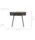 Consola abeto y metal 90,5x39x78 cm