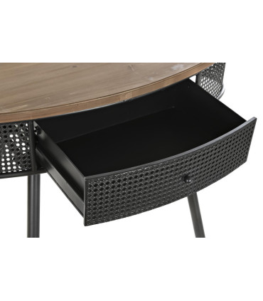 Consola abeto y metal 90,5x39x78 cm