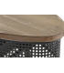 Consola abeto y metal 90,5x39x78 cm