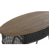 Consola abeto y metal 90,5x39x78 cm