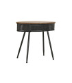 Consola abeto y metal 90,5x39x78 cm